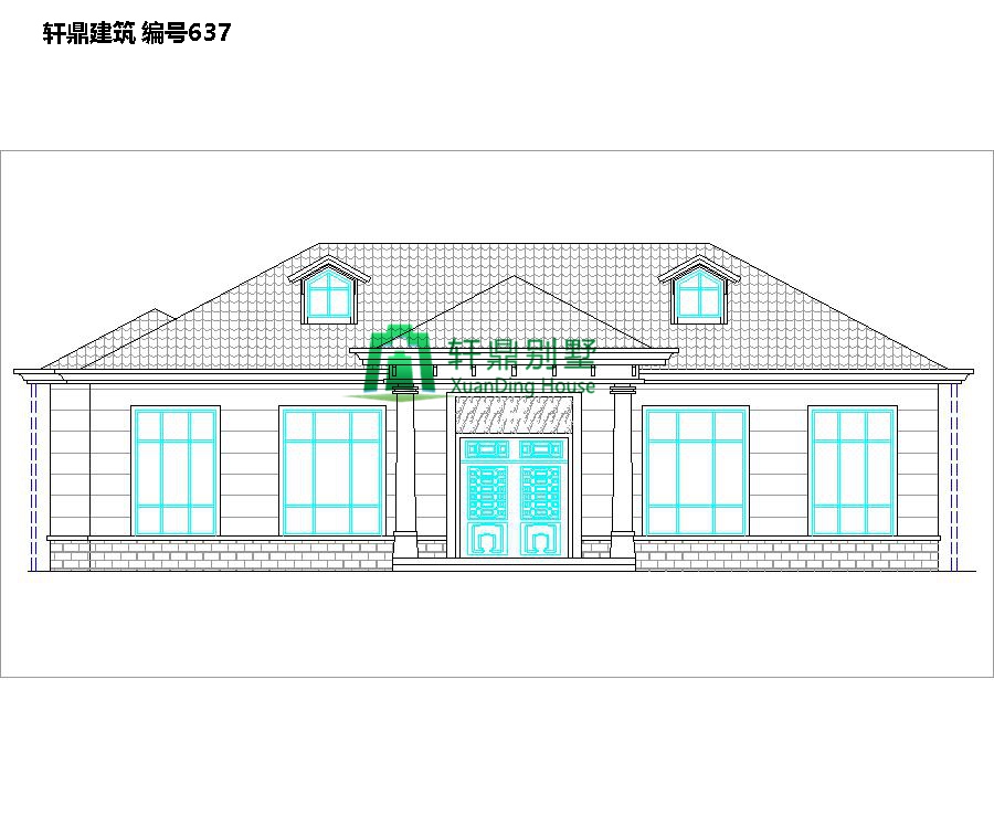 一層自建別墅設(shè)計施工圖1.jpg 一層自建別墅設(shè)計施工圖1.jpg