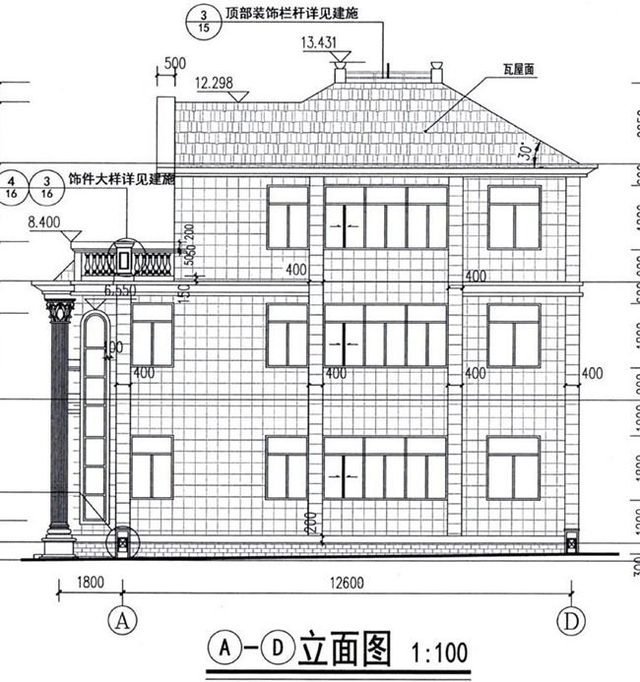 農(nóng)村復(fù)式三層建筑設(shè)計(jì)圖紙 農(nóng)村復(fù)式三層建筑設(shè)計(jì)圖紙