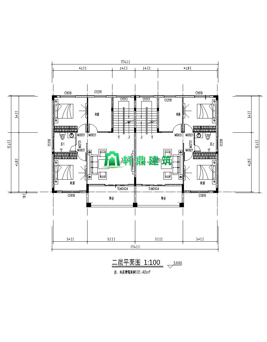 雙拼戶型設計 雙拼戶型設計