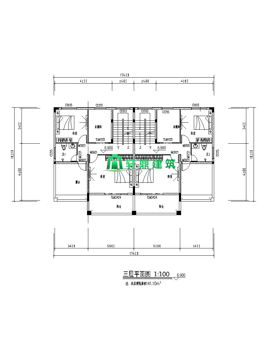 雙拼戶型設計 雙拼戶型設計